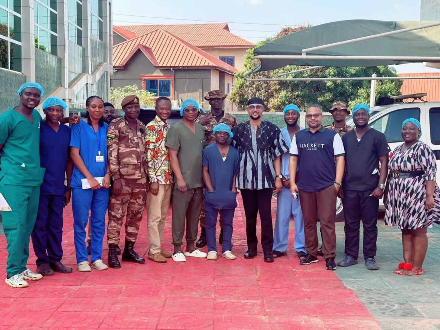 Rafchik Hospital medical team and partners